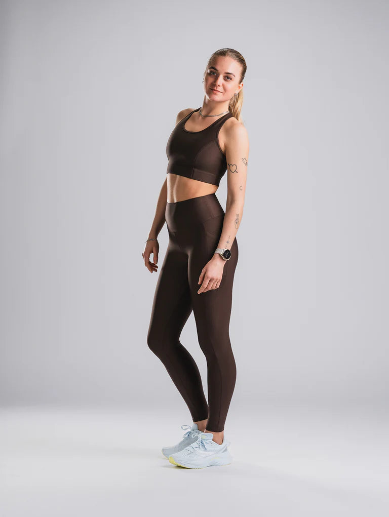 Womens High Rise Tights Pocket